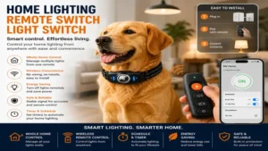 Adjustable airtag dog collar shock for small and large dogs