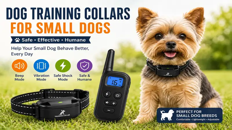 dog training collars for small dogs with safe humane and adjustable training features