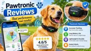 pawtronic reviews highlighting pet tracker performance, accurate GPS tracking, and long battery life