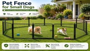 pet fence small dogs forming a secure outdoor enclosure for daily exercise