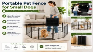 portable pet fence small dogs owners can easily move and reconfigure