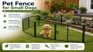pet fence small dogs preventing pets from entering garden beds and plants