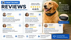pawtronic reviews presenting customer feedback, ratings, and real user experiences with the pet tracker