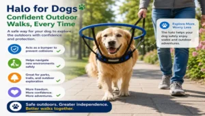 halo for dogs helping a pet explore outdoor spaces with greater confidence