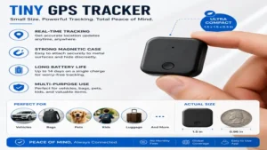 Tiny gps tracker compact device with portable design for everyday tracking