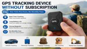 GPS tracking device without subscription used for personal tracking and travel security