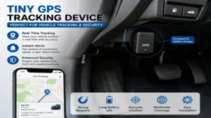 tiny gps tracking device installed in a vehicle for reliable tracking and security.