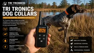 tri tronics dog collars for hunting dog training with long range communication capabilities
