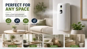 automatic deodorizer dispenser suitable for living room, office, bedroom, and bathroom