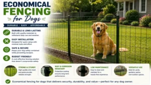 economical fencing for dogs combining durability, easy installation, and long-term value