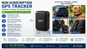 Non subscription gps tracker offering dependable performance for vehicles, assets, and personal tracking