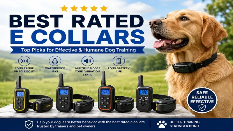 Best rated e collars for effective and humane dog training in different environments