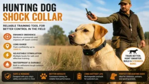  hunting dog shock collar used during supervised training in the field
