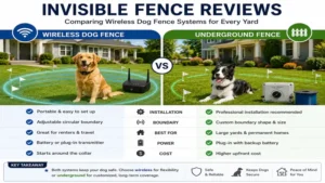 invisible fence reviews comparing wireless dog fence systems for different yards