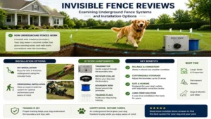 invisible fence reviews examining underground fence systems and installation options