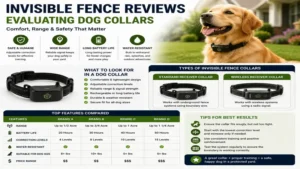 invisible fence reviews evaluating dog collars for comfort, range, and safety