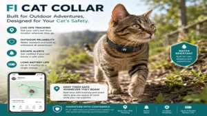 Fi cat collar helping keep outdoor cats safe with reliable GPS location tracking