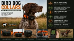 bird dog collars supporting tracking, safety, and performance during bird hunting adventures