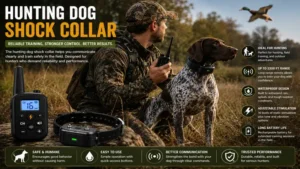 hunting dog shock collar used for supervised training during hunting activities