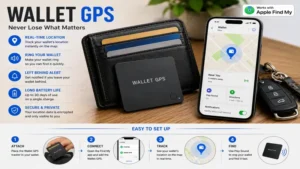 Comparison of wallet gps tracker designs based on size, battery life, and tracking features.